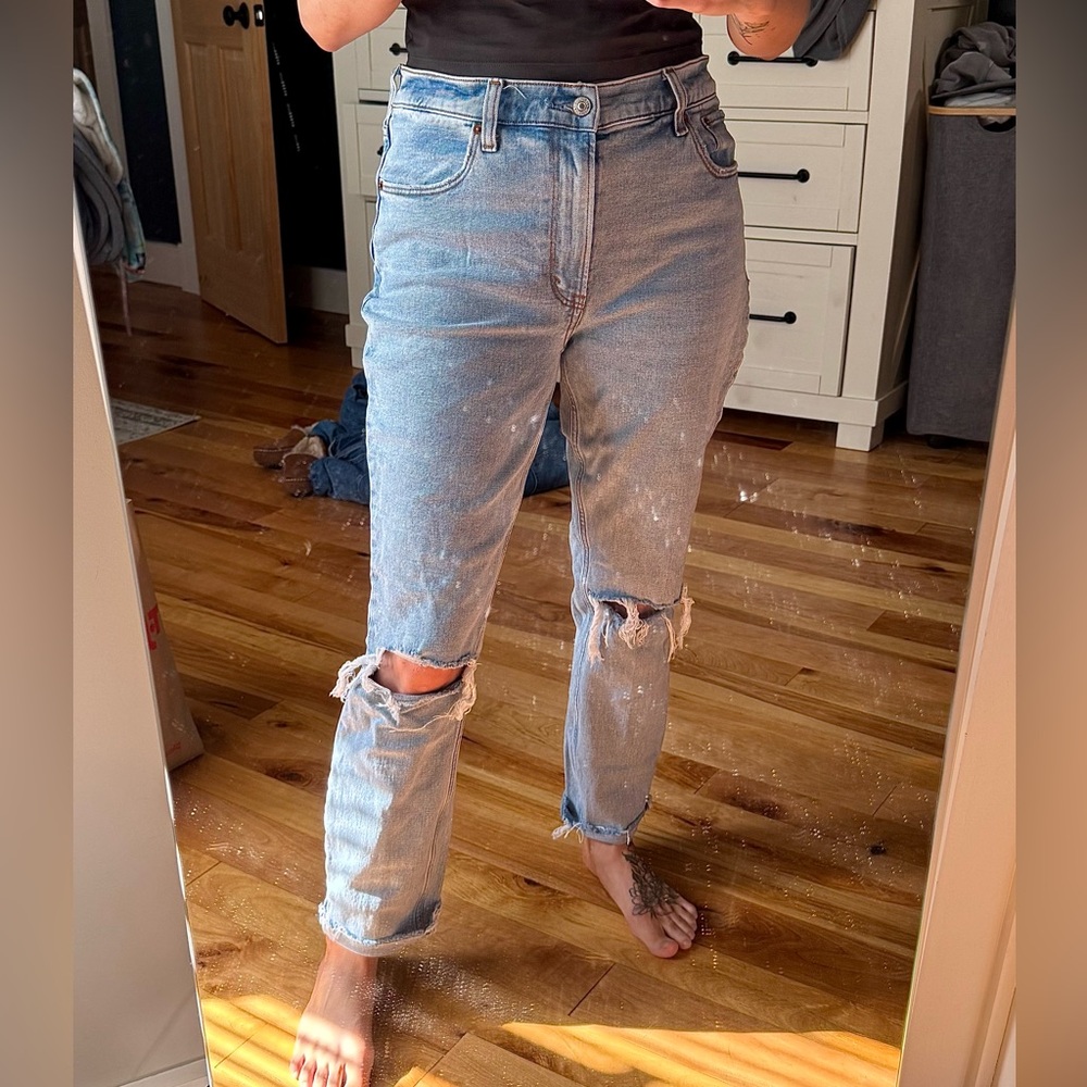 Abercrombie and fitch the skinny high rise jeans